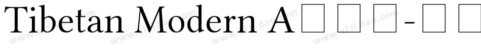 Tibetan Modern A手机版字体转换